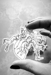 Heart Horse Sticker